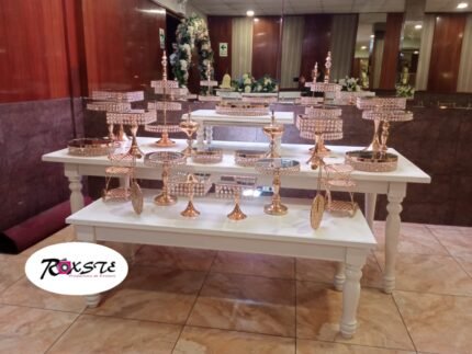 alquiler de Kit de Accesorios en Dorado (12 piezas)