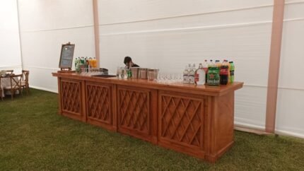 Barra modelo rombo para eventos