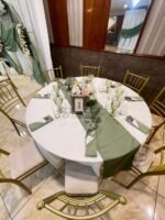 servilletas verde olivo